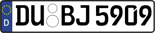 DU-BJ5909