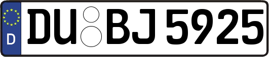 DU-BJ5925