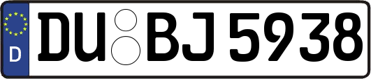 DU-BJ5938