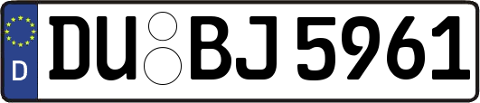 DU-BJ5961