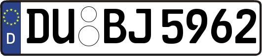 DU-BJ5962