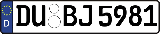 DU-BJ5981