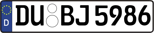DU-BJ5986