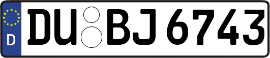 DU-BJ6743