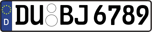 DU-BJ6789