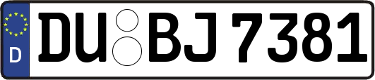 DU-BJ7381