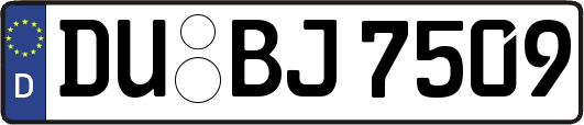 DU-BJ7509