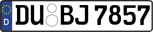 DU-BJ7857