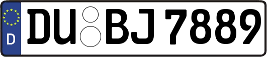 DU-BJ7889