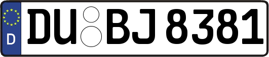 DU-BJ8381