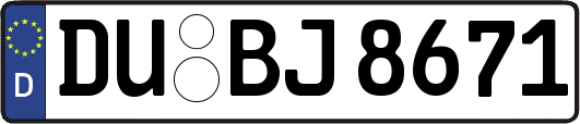 DU-BJ8671