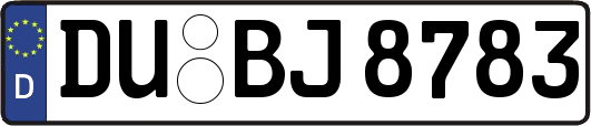 DU-BJ8783