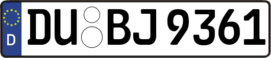 DU-BJ9361