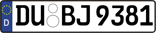 DU-BJ9381