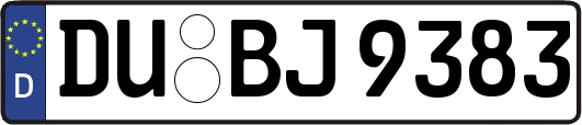 DU-BJ9383
