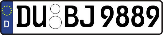 DU-BJ9889