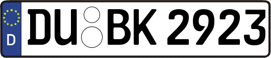 DU-BK2923