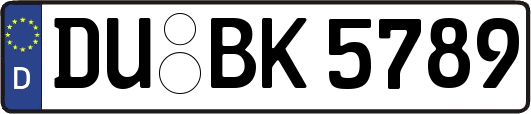DU-BK5789