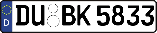 DU-BK5833