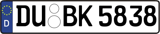 DU-BK5838