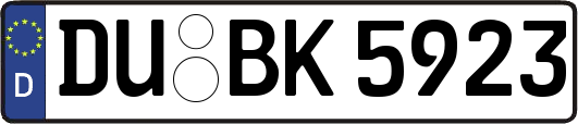 DU-BK5923