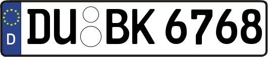 DU-BK6768