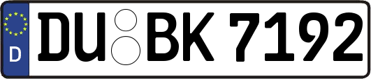 DU-BK7192