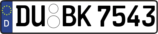 DU-BK7543