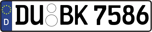 DU-BK7586