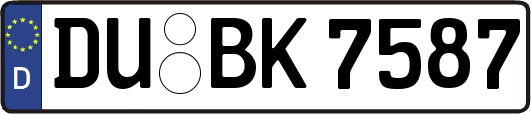 DU-BK7587