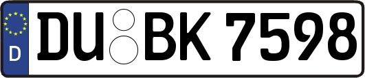DU-BK7598