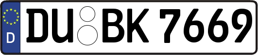 DU-BK7669