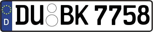 DU-BK7758