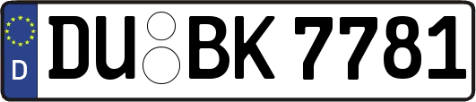 DU-BK7781
