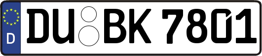 DU-BK7801