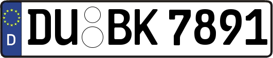 DU-BK7891