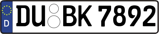 DU-BK7892