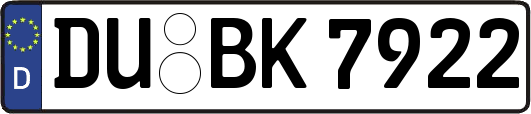 DU-BK7922