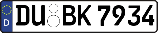 DU-BK7934
