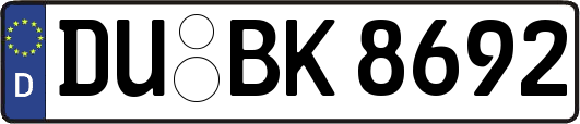DU-BK8692