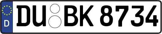 DU-BK8734