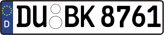 DU-BK8761