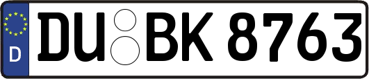 DU-BK8763