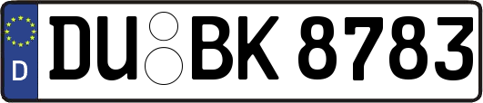 DU-BK8783