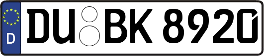 DU-BK8920