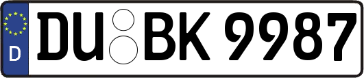 DU-BK9987