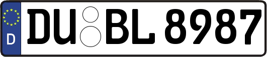 DU-BL8987