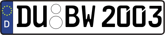 DU-BW2003