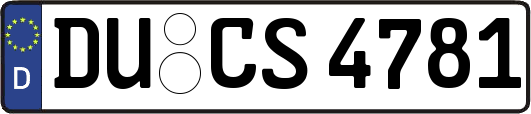 DU-CS4781