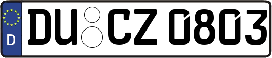 DU-CZ0803